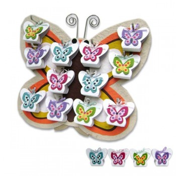 Expositor mariposas primavera con 12 cajitas