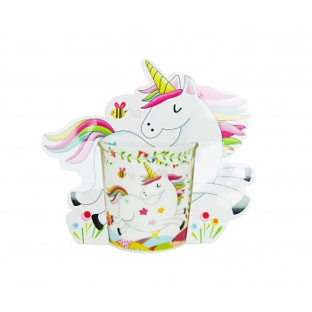 Taza unicornio en bolsa de regalo