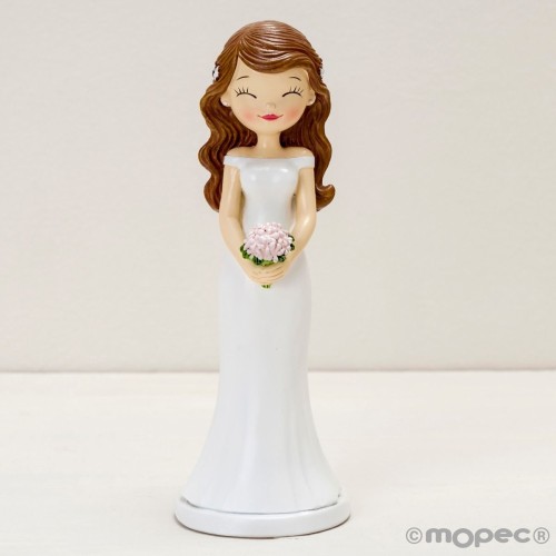 Figura de tarta individual novia