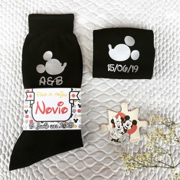 Calcetines personalizados Mickey & Minnie Mouse