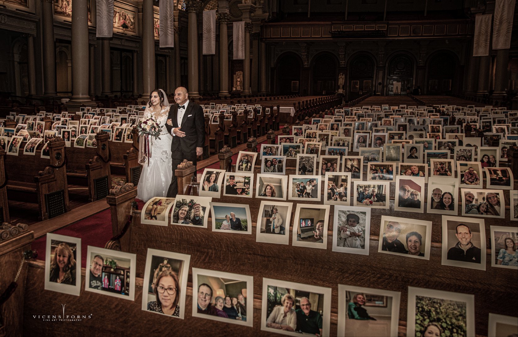 Celebrar boda con fotos de invitados tras coronavirus