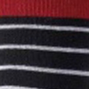 Rayas horizontales rojo, negro y blanco